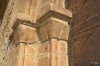 Capiteles de la entrada de la iglesia de Olocau